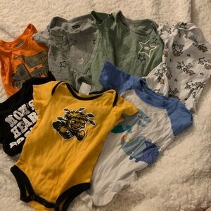 Multiples Kids Bodysuits‎ - Yellow, Green, Blue, Gray, Orange